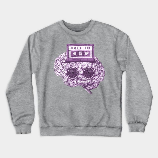 caitlin vintage design. Crewneck Sweatshirt by nowsadmahi